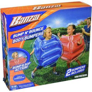Bump N' Bounce Body Bumpers, 2 Bumpers Included in Red & Blue Ages 4 and up